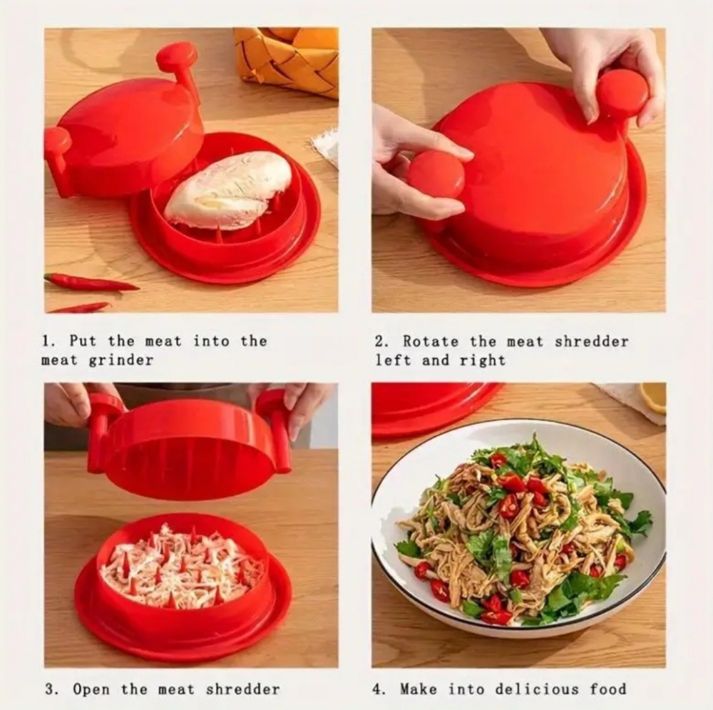 Twist Meat Shredder Tool No Electricty Needed